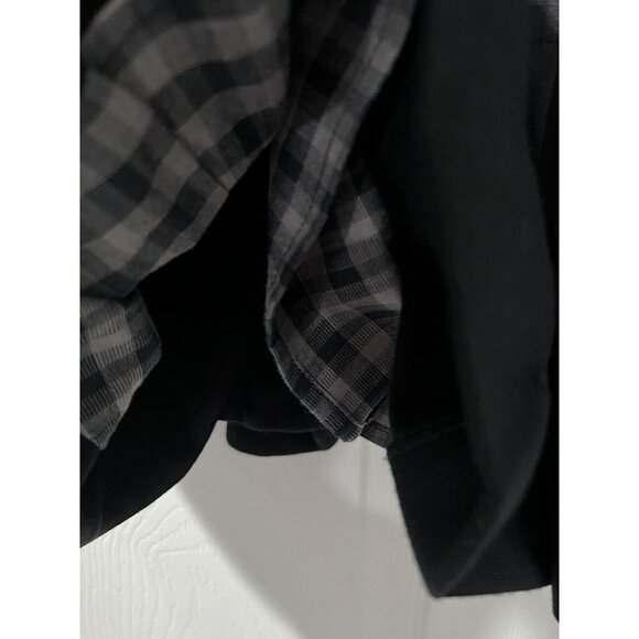 Alice + Olivia Ruffle Ponte Knit Lined V-Neck Open Vest Cardigan Pockets SZ M - Picture 8 of 10